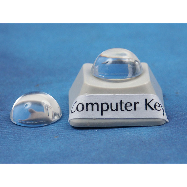 SECONDS: 10mm round crystal clear glass bubble dome cabochon, high top