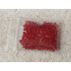 Seed Beads, Glass, 4mm, translucent crimson, 10g bag