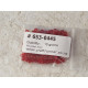 Seed Beads, Glass, 4mm, translucent crimson, 10g bag