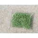Seed Beads, Glass, 3mm, 8/0, opaque lime green, 10g bag