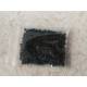 Seed Beads, Glass, 3mm, 8/0, opaque black, 10g bag
