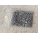 Seed Beads, Glass, 3mm, black lined, grey, 10g bag
