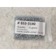 Seed Beads, Glass, 3mm, black lined, grey, 10g bag
