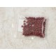 Seed Beads, Glass, 4-5x3mm, opaque fire-brick, 10g bag