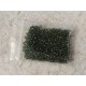 Seed Beads, Glass, 3mm, silver lined, forest green, 10g bag