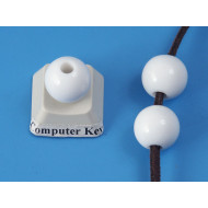 Acrylic Beads, White, 11mm, 20 gram bag