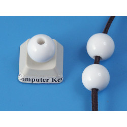 Acrylic Beads, White, 11mm, 20 gram bag