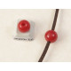 Acrylic Beads, Red, 11mm, 20 gram bag