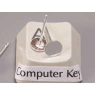 Sterling silver Ear studs, 5mm flat pad with 0.74mm pin, pair