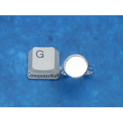 14mm bezel setting on Ring Shank, fine band, silver plate, adjustable