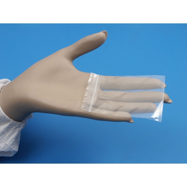 Plastic Bags, Top Seal, 6cmx9cm, thick, per 50