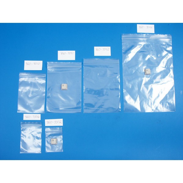 Plastic Bags, Top Seal, 10cmx15cm, thick, per 50