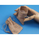 Bag, Burlap Pouches, Tan, 9x7cm, per 10