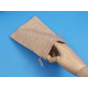 Bag, Burlap Pouches, Tan/WarmTan/Grey, 14x10cm, per 10