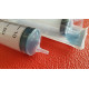 Syringe, plastic, 50-60ml, slip tip eccentric