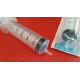 Syringe, plastic, 50-60ml, slip tip eccentric