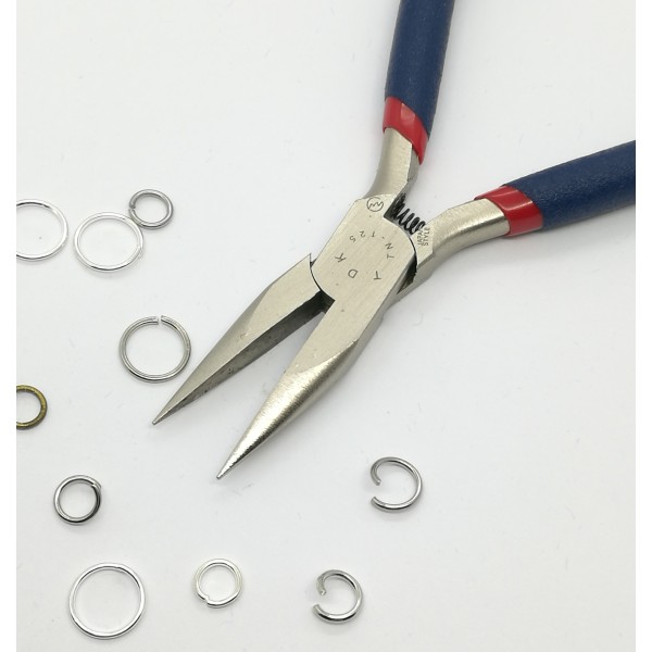 Short Needle Nose Pliers, smooth, 125mm