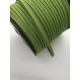 Faux Suede cord, 3mm wide, light olive Green, per metre