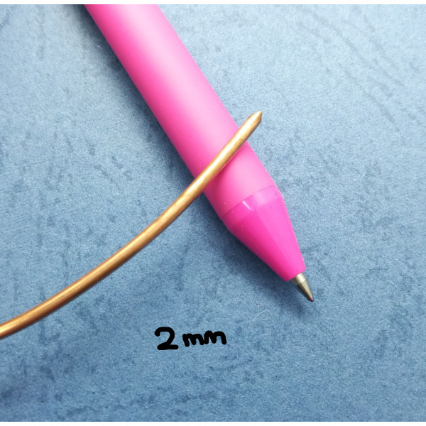 Copper Wire, THICK 2.0mm, by the metre