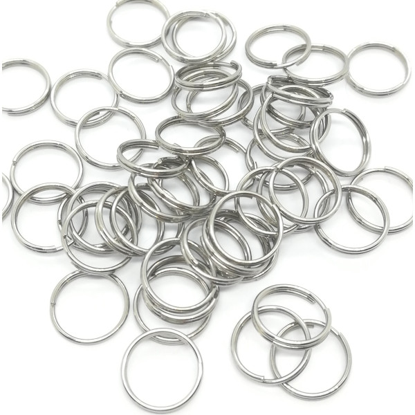 Split ring, 10mm, Stainless Steel, per 100