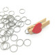 Split ring, 10mm, Stainless Steel, per 100