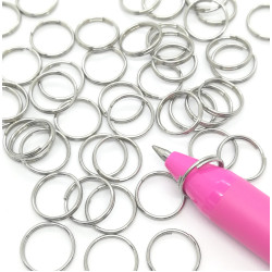 Split ring, 10mm, Stainless Steel, per 100