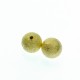 Stardust bead, round, 10mm, Gold colour