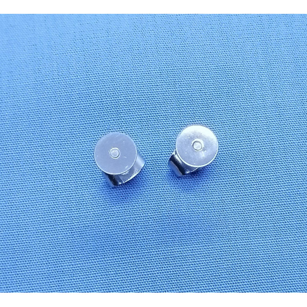 Post, 6mm Flat Pad, 304 Stainless Steel, per pair