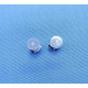 Post, 6mm Flat Pad, 304 Stainless Steel, per pair