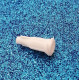 Syringe Cap, plastic cap for end of syringe, White