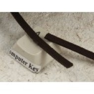 Faux Suede Cord, Brown, 3mm wide, per metre