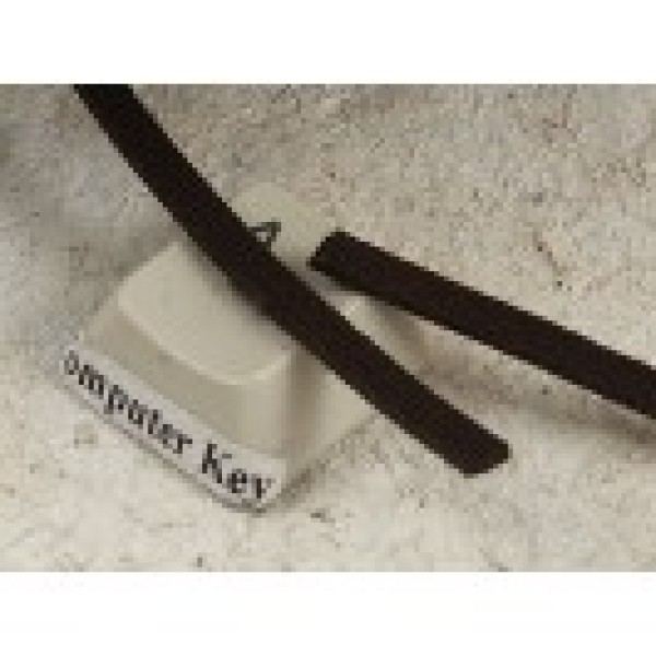 Faux Suede Cord, Brown, 3mm wide, per metre
