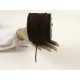 Faux Suede Cord, Brown, 3mm wide, per metre