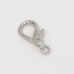 28mm Lobster/Parrot clasp, nickel plate, each