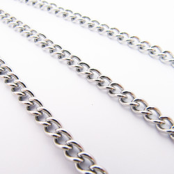 Stainless Steel, Thick Curb Chain, 4.5x6mm, per Metre 