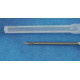 Syringe needle, sharp end, 16 gauge, hypodermic needle