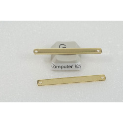 41x4.2mm oblong Brass connector with two holes