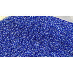 Seed Beads, Glass, 2mm, transparent blue, per 10g