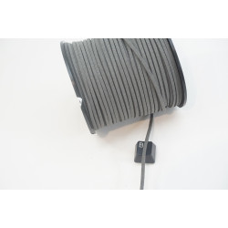 Faux Suede cord, 2.5mm wide, Dark Grey, per metre