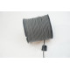 Faux Suede cord, 2.5mm wide, Dark Grey, per metre
