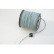 Faux Suede cord, Cadet Blue, 2.5mm wide, per metre