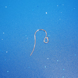 Sterling Silver French Hook Ear Wire, with 2.0mm ball, per pair