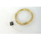 Craft Wire: Brass wire 0.8mm x 5M, coated, semi-soft