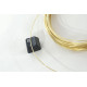 Craft Wire: Brass wire 0.8mm x 5M, coated, semi-soft