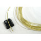 Craft Wire: Brass wire 1.2mm x 5M, coated, semi-soft