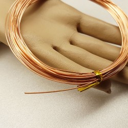 Craft Wire: Copper wire 0.8mm x 5M, coated, semi-hard