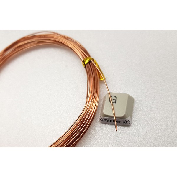Craft Wire: Copper wire 0.8mm x 5M, coated, semi-hard