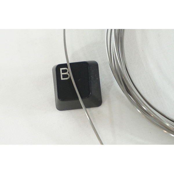 Craft Wire: Stainless Steel wire 1.0mm x 10M, coated, semi-soft