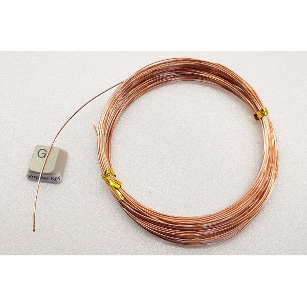 Craft Wire: Copper wire 0.8mm x 5M, coated, semi-soft
