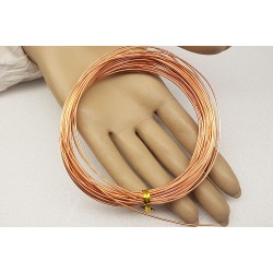 Craft Wire: Copper wire 1.0mm x 5M, coated, semi-soft